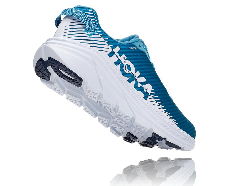 Tenis Hoka One One Masculino Azuis/Branco - Rincon 2 - 281-DETWLI